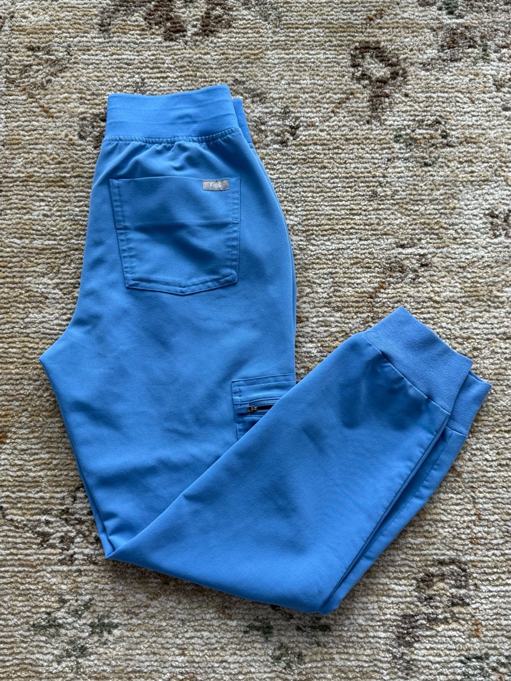 FIGS Ceil Blue high waisted joggers XS/P